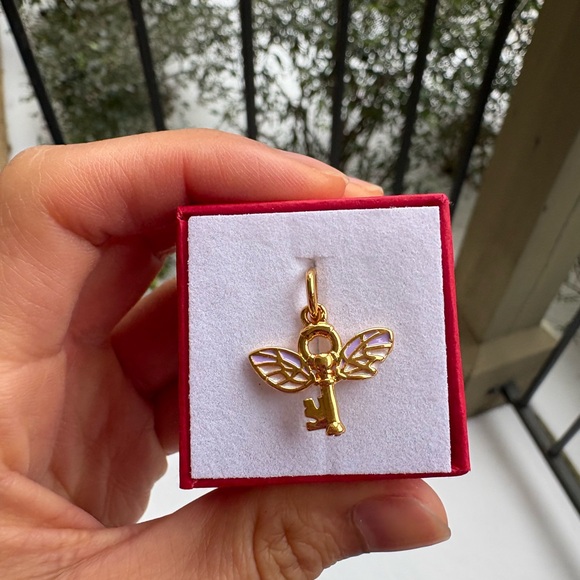 Harry Potter Gold Key Wing charm Pendant for pandora bracelet - Picture 2 of 5
